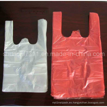 Bolso de embalaje de alimentos PE transparente en color